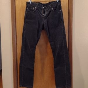 Classic Gray Levi's 511 Corduroy Pants 30x30